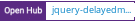 Open Hub project report for jquery-delayedmousemove