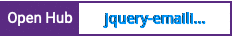 Open Hub project report for jquery-emailinput