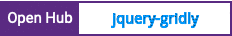 Open Hub project report for jquery-gridly