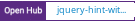 Open Hub project report for jquery-hint-with-password