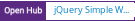 Open Hub project report for jQuery Simple WebSocket