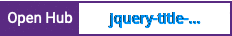 Open Hub project report for jquery-title-sequence