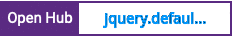 Open Hub project report for jquery.defaultvalue
