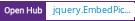 Open Hub project report for jquery.EmbedPicasaGallery