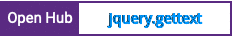 Open Hub project report for jquery.gettext
