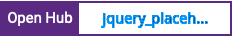 Open Hub project report for jquery_placeholder