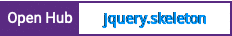 Open Hub project report for jquery.skeleton