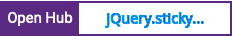 Open Hub project report for jQuery.stickystack