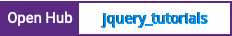 Open Hub project report for jquery_tutorials