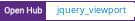 Open Hub project report for jquery_viewport