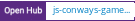 Open Hub project report for js-conways-game-of-life