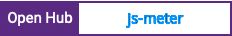 Open Hub project report for js-meter