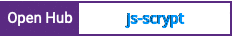 Open Hub project report for js-scrypt