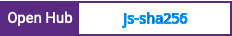 Open Hub project report for js-sha256