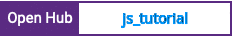 Open Hub project report for js_tutorial