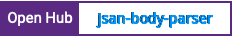 Open Hub project report for jsan-body-parser