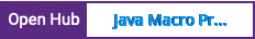 Open Hub project report for Java Macro Preprocessor