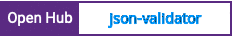 Open Hub project report for json-validator