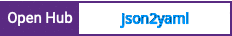 Open Hub project report for json2yaml