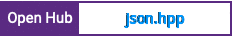 Open Hub project report for json.hpp
