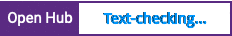 Open Hub project report for Text-checking API for Java