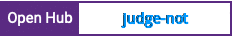 Open Hub project report for judge-not