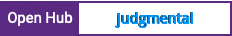 Open Hub project report for judgmental