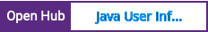 Open Hub project report for Java User Information Console