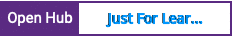 Open Hub project report for Just For Learning