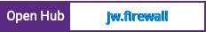 Open Hub project report for jw.firewall
