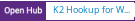 Open Hub project report for K2 Hookup for WordPress