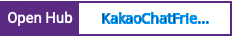 Open Hub project report for KakaoChatFriendAPI