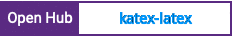 Open Hub project report for katex-latex
