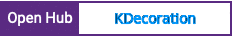 Open Hub project report for KDecoration