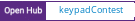 Open Hub project report for keypadContest