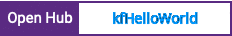 Open Hub project report for kfHelloWorld