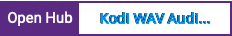 Open Hub project report for Kodi WAV Audio Encoder
