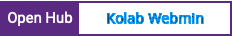 Open Hub project report for Kolab Webmin