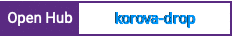 Open Hub project report for korova-drop