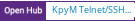 Open Hub project report for KpyM Telnet/SSH Server