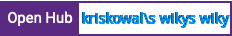 Open Hub project report for kriskowal's wiky