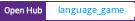 Open Hub project report for language_game