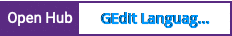Open Hub project report for GEdit Language Tutor