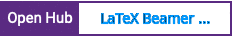 Open Hub project report for LaTeX Beamer Class