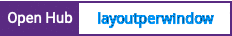 Open Hub project report for layoutperwindow