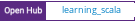 Open Hub project report for learning_scala