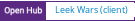 Open Hub project report for Leek Wars (client)