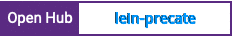 Open Hub project report for lein-precate