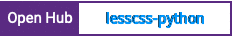 Open Hub project report for lesscss-python