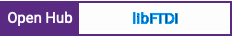 Open Hub project report for libFTDI